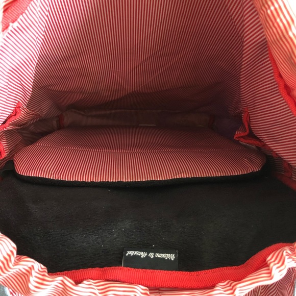 HERSCHEL SUPPLY CO BLUE POLKA DOTS BACKPACK - Picture 15 of 16